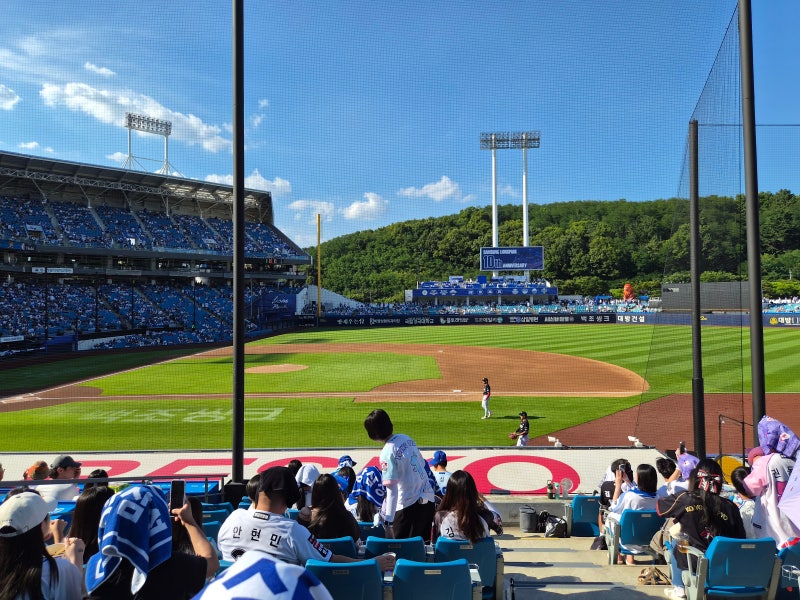 대구 삼성라이온즈파크 원정응원석 1-1구역 후기