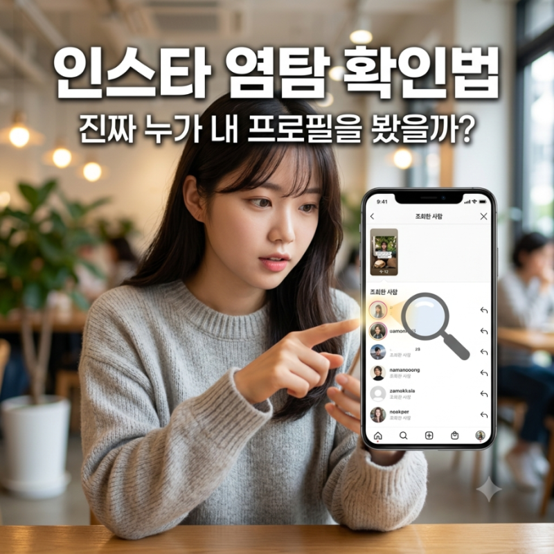 2026 최신, 인스타 염탐 확인법, 누가 내 프로필을 몰래 보고 가지는 않을까?