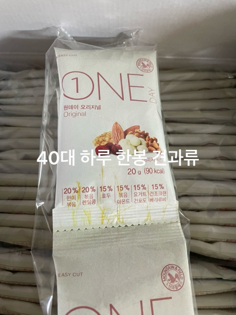 하루견과 효능 매일 챙기는 원 데이 오리지널 30일 후기