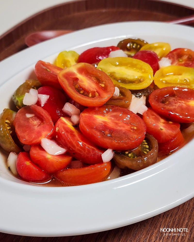 방울토마토 마리네이드 레시피 발사믹 없이 만들기 토마토 요리