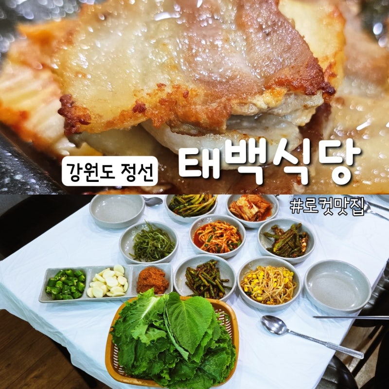 강원도 정선 현지인 맛집 태백식당 내돈내산 재방문 후기