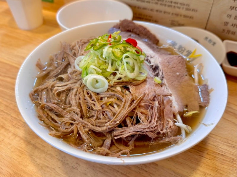 동탄역 쌀국수 맛집 미분당 16개월 아기랑 방문후기 (양지차돌쌀국수 + 모둠전식 + 고수추가)