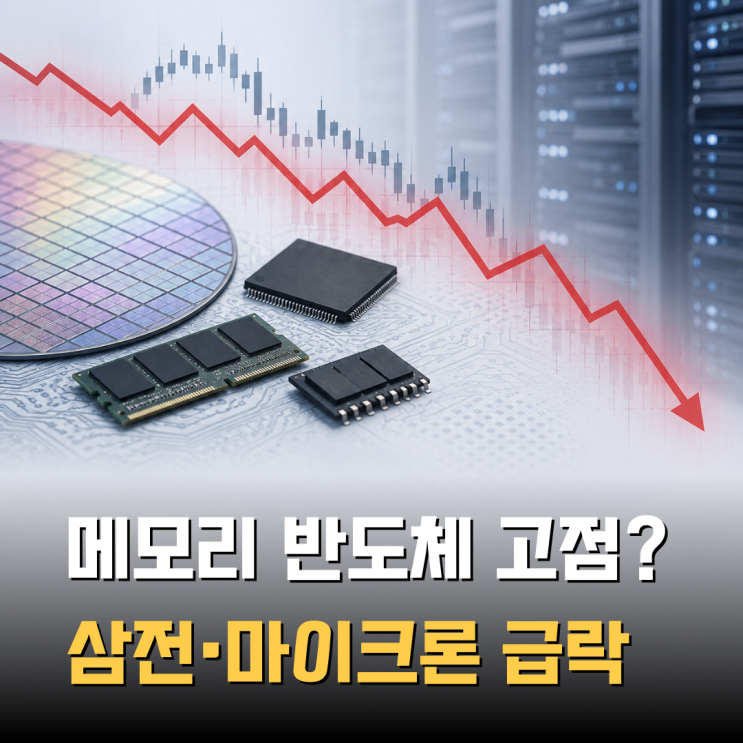“진짜 고점인가?” <b>삼전닉스</b> 이어 마이크론도 7% <b>급락</b>