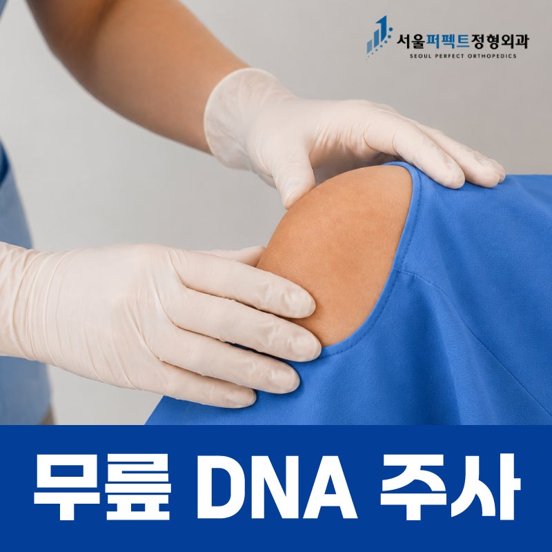앉았다 일어날때 무릎 통증, 무릎 DNA 주사로 치료한 사례