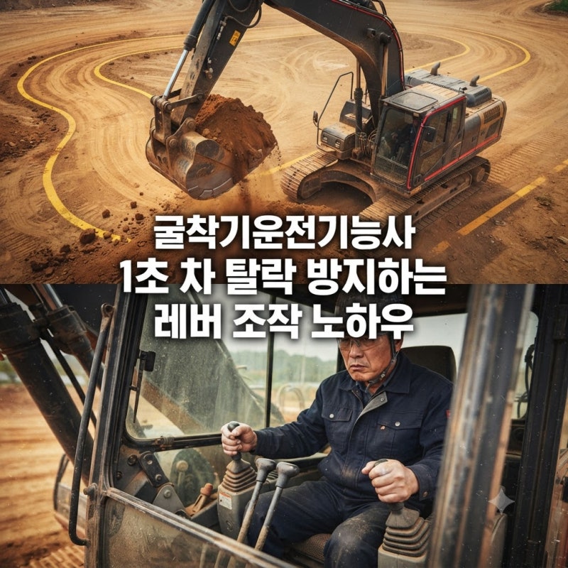 굴착기운전기능사 실기 난이도 현실과 포크레인 일당 및 중장비 취업 한계