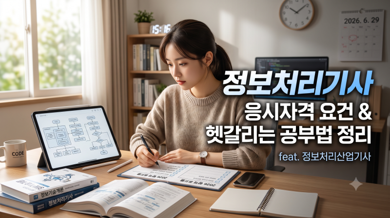 비전공자 정보처리기사 응시자격 및 시험 공부법 / 정보처리산업기사