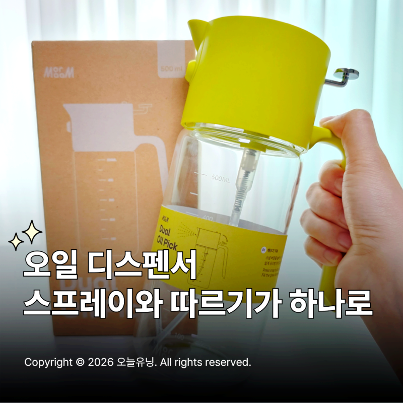 오일 디스펜서 스프레이 추천 모아람 듀얼오일픽 솔직 후기