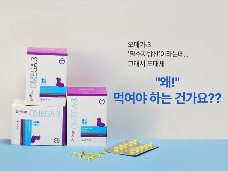 반려동물 오메가3, 다 같은 게 아니에요 | 세계 최초 IFOS 5-star 닥터레이 오메가3를 소개합니다....