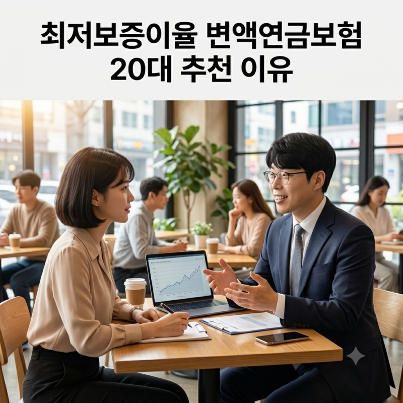 최저보증이율 변액연금보험 20대에 추천하는 이유