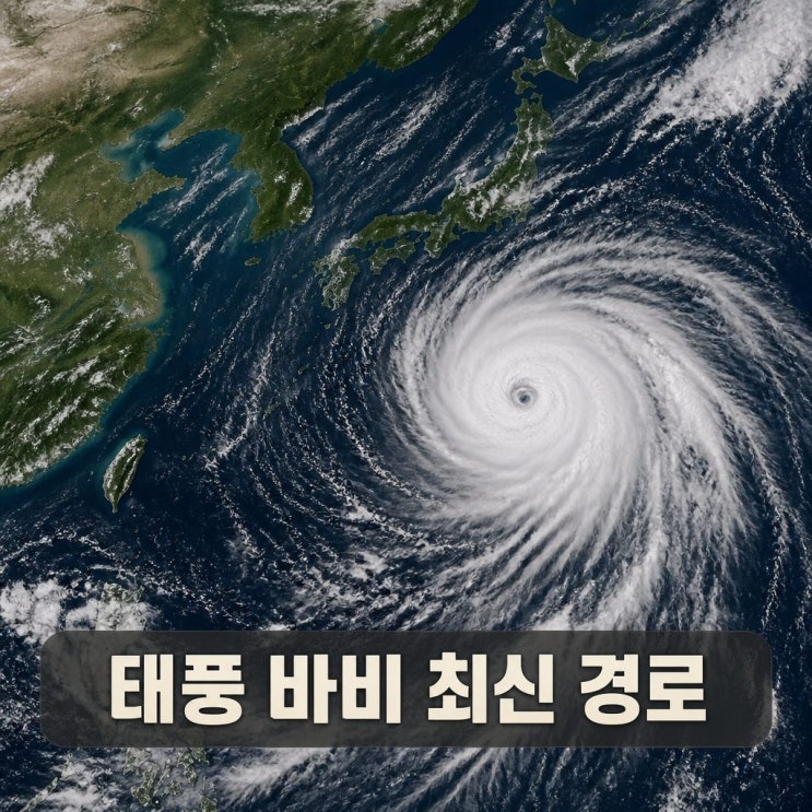 <b>태풍경로 현재위치</b> 바비 한반도 영향은