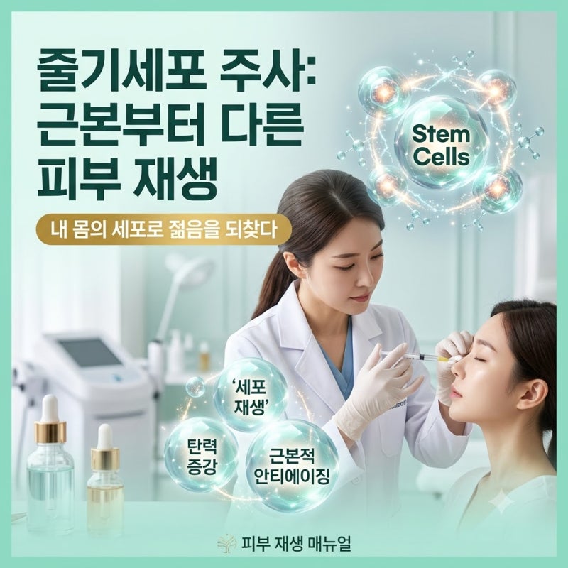 요즘 핫하다는 '줄기세포주사'
