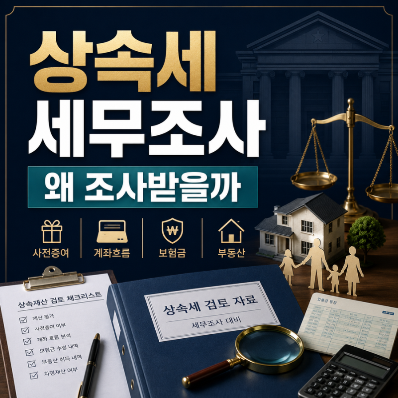 상속세 세무조사란｜상속세 신고하면 왜 조사받을까