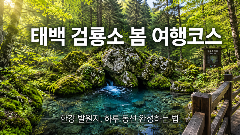 태백 검룡소 봄 여행코스, 동선 실수 없이 하루 제대로 도는 법