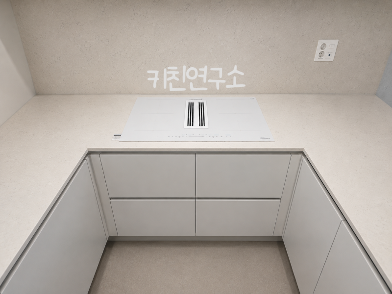 신검단 디에트르더에듀 스트로만 후드 인덕션 하부 서랍장 시공 후기!!! (후드 일체형 인덕션....