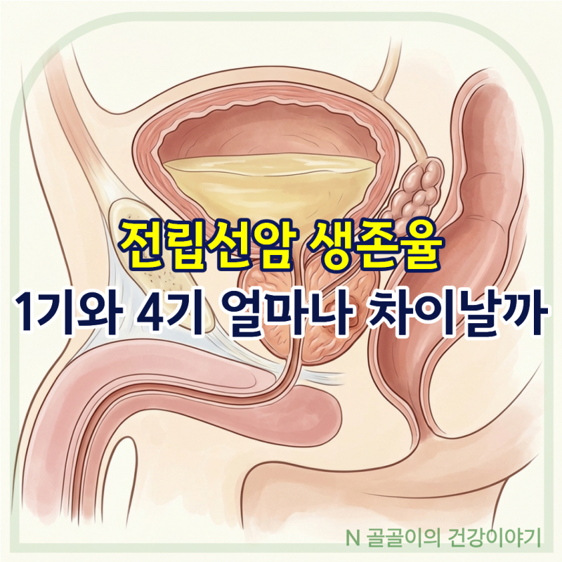 전립선암 생존율, 1기와 4기 얼마나 차이날까?