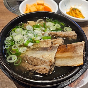 전주 "하늘천숯불갈비" 평일 점심 갈비탕 후기