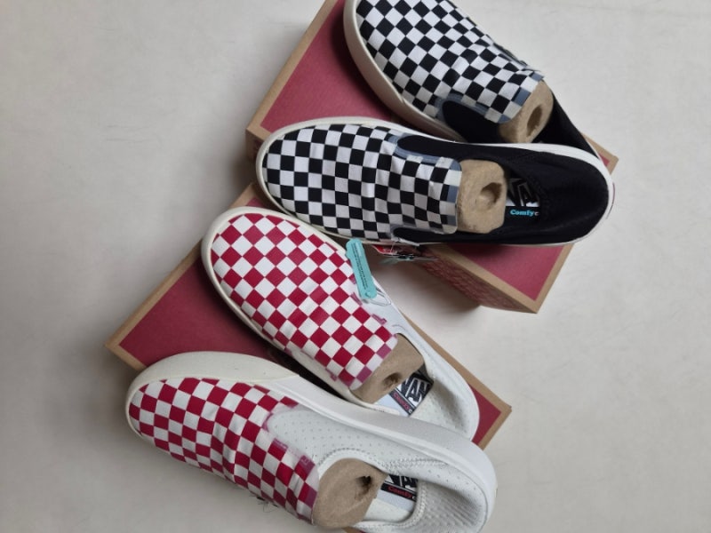 반스 체커보드 컴피쿠시 원(Vans Checkerboard Comfycush One)(Red, Black) 리뷰