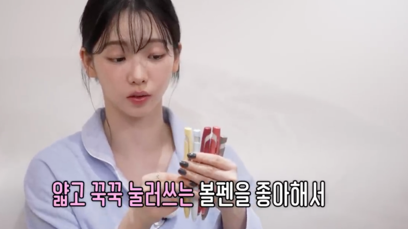 카리나 볼펜 정보 이거! 카리나가 극찬한 제브라 블렌 blen 볼펜