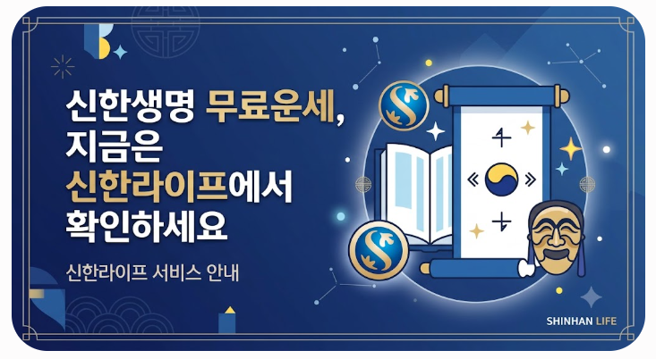 신한생명 무료운세, 지금은 신한라이프에서 확인하세요
