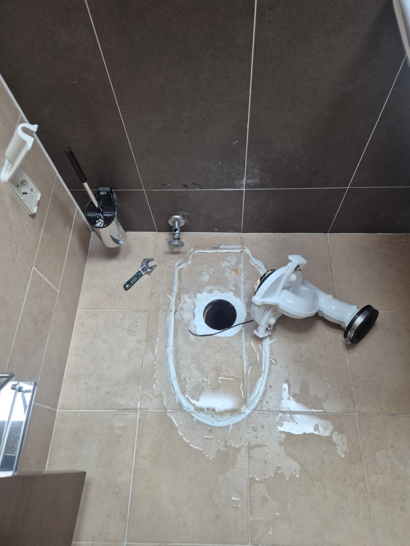 일산 양변기 교체 시공 현장 3