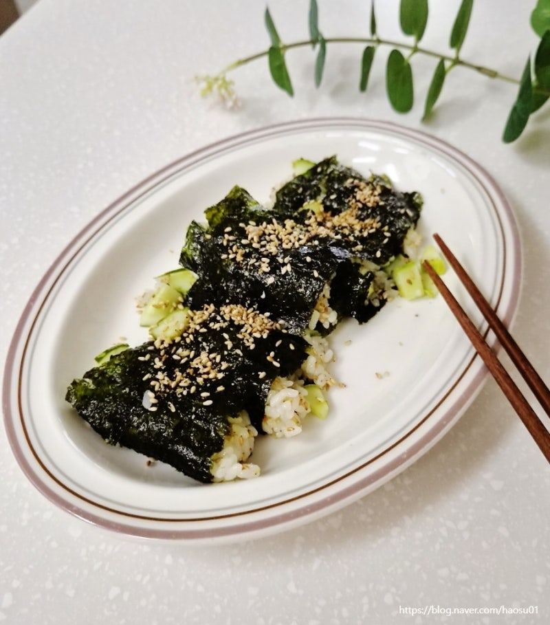 홍진경 오이김밥 레시피 정해인도 감탄한 다이어트 김밥
