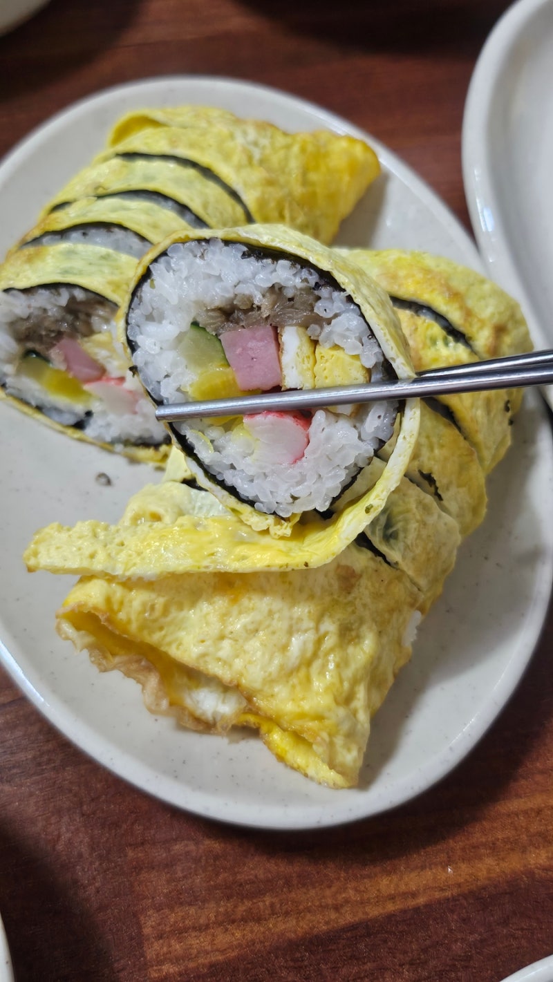 인천 계란말이김밥 보다 일반김밥이 맛있는 청해김밥