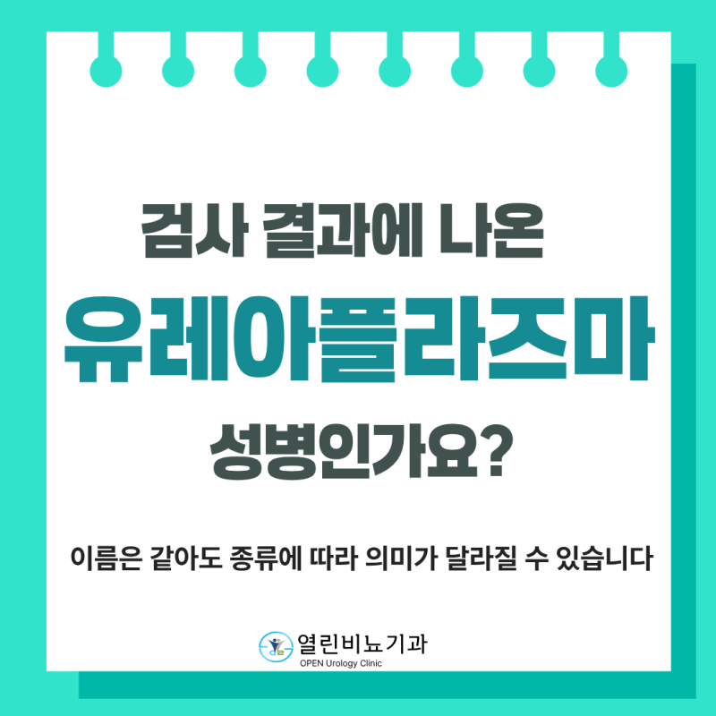 검사 결과 항목에 유레아플라즈마 이거 성병인가요?