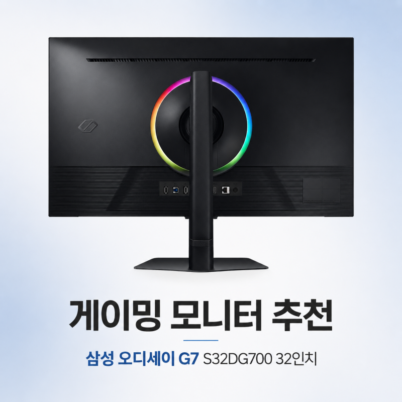 게이밍 모니터 추천 삼성 오디세이 G7 S32DG700 32인치 4K로
