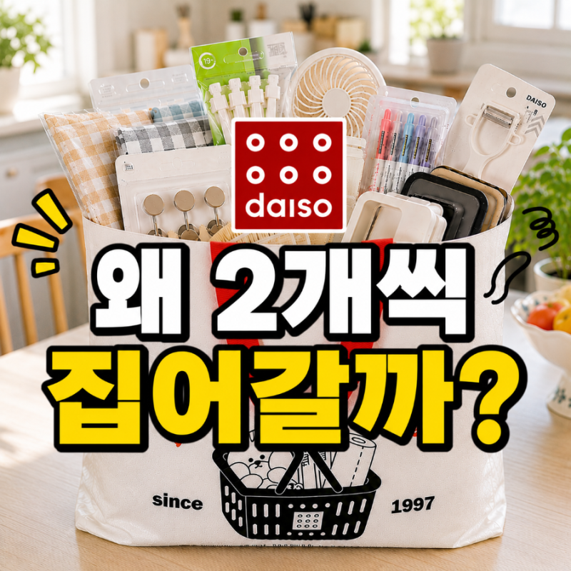 "왜 2개씩 집어가나 했더니" 이유 있었던 다이소 주방템 3가지