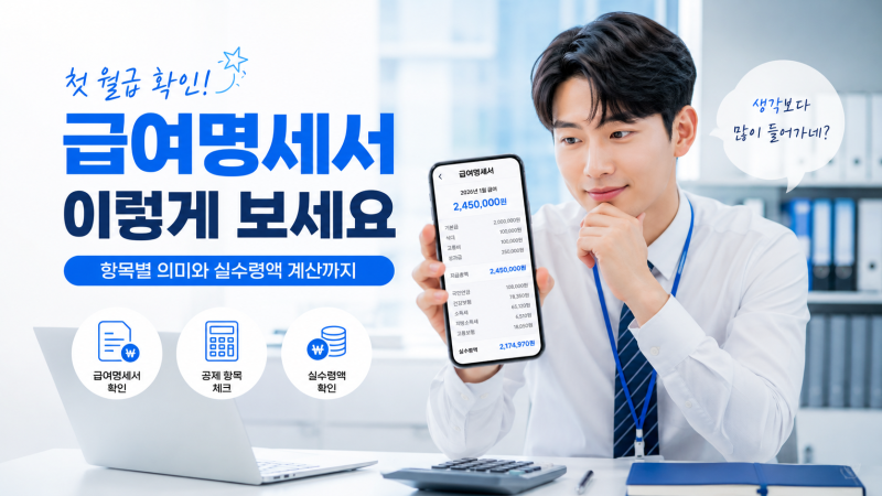 월 중 입사자 급여 계산법은? 일할 계산 기준과 실제 월급 확인 방법!
