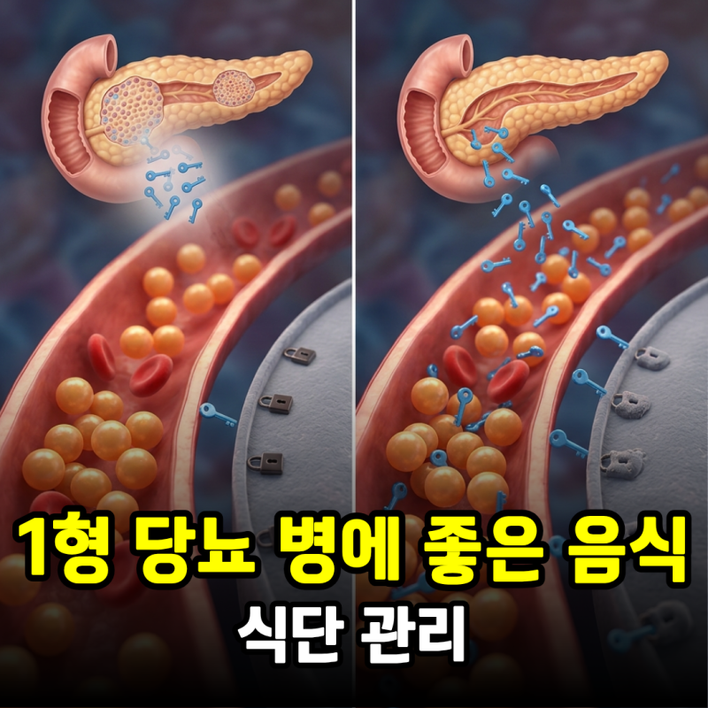 1형 당뇨 병에 좋은 음식, 식단 관리