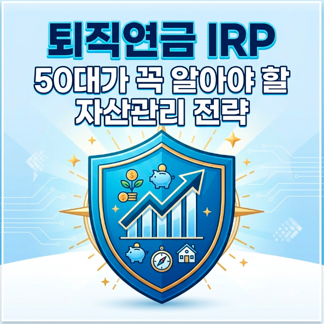 퇴직연금 IRP｜50대가 꼭 알아야 할 자산관리 전략