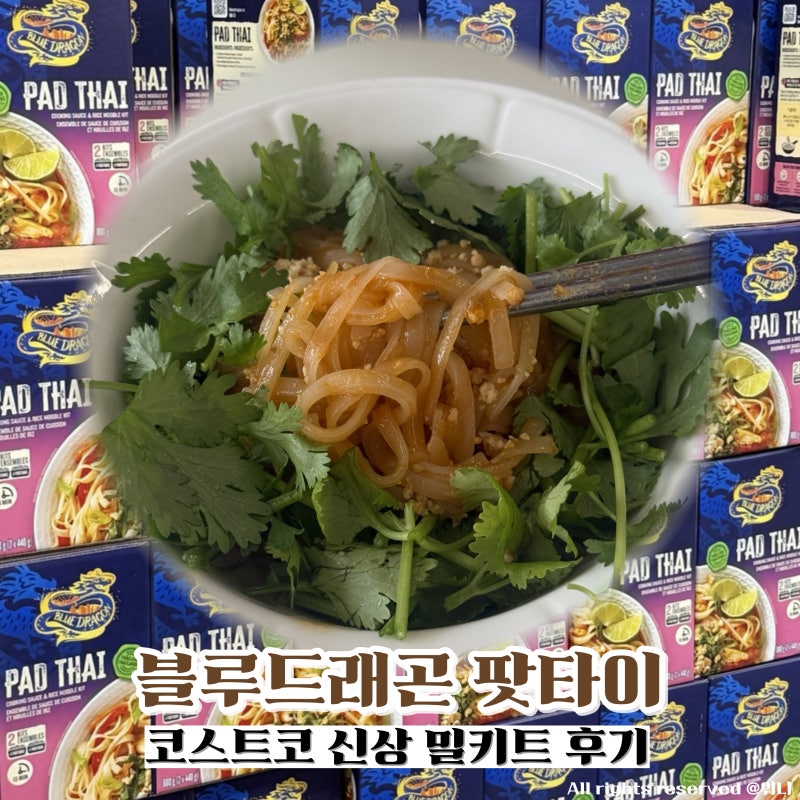 코스트코 신상 밀키트 블루드래곤 팟타이 맛있게 먹는 꿀팁 솔직후기