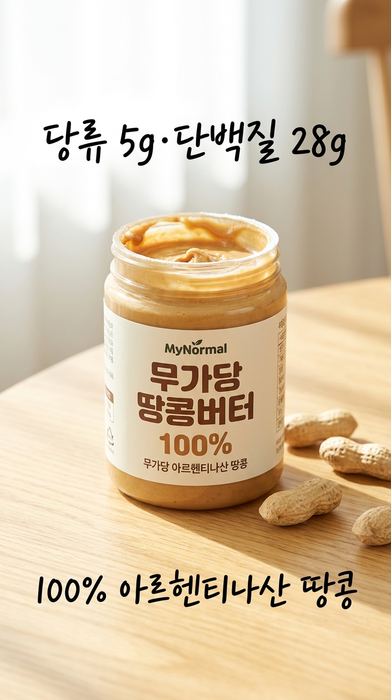 마이노멀 무가당 땅콩버터 다이어트, 식단관리는 첨가물 확인 필수