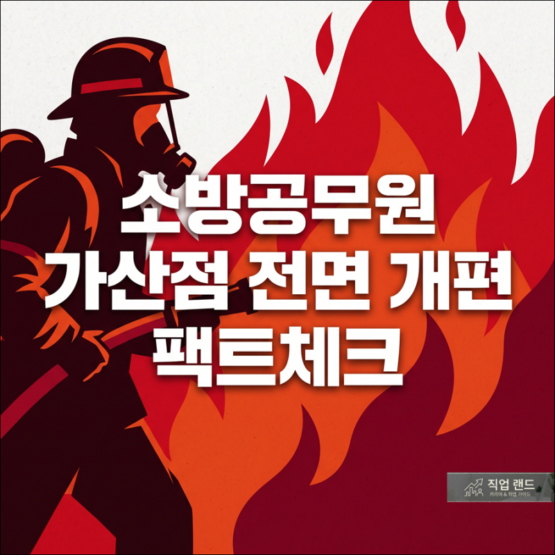 2027 소방공무원 가산점 종류와 폐지 시기, 2028년 "버릴 자격증"