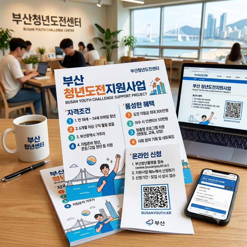 부산 청년도전지원사업 350만원 받는 법 자격요건 완벽 가이드