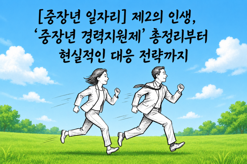 [2026년 중장년 일자리] 제2의 인생, '중장년 경력지원제' 총정리부터 현실적인 대응 전략까지