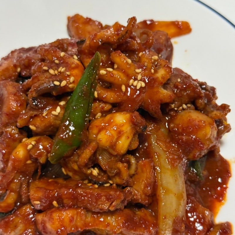 쭈꾸미삼겹살볶음 쭈삼 레시피 집밥 메뉴 술안주 추천