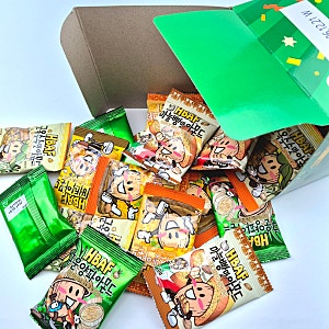 바프아몬드 미니20g 파티박스 그린 체다치즈맛, 구운양파맛 후기