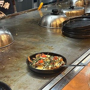 후쿠오카 오코노미야끼 맛집 오코노미야끼 마루타마 텐진점 히로시마풍 오코노미야끼 메뉴 ....