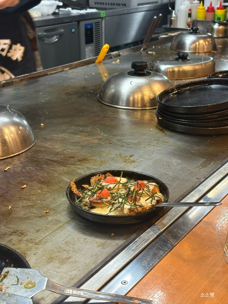 후쿠오카 오코노미야끼 맛집 오코노미야끼 마루타마 텐진점 히로시마풍 오코노미야끼 메뉴 ....