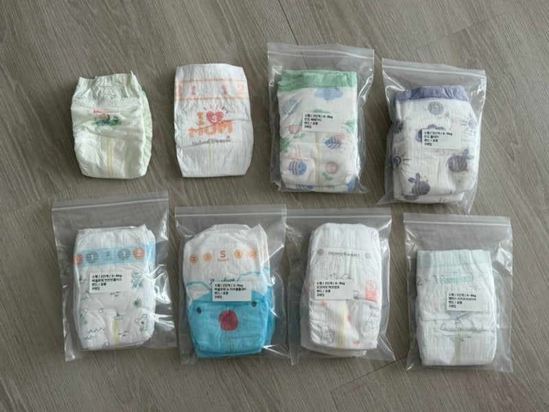 기저귀 유목민의 새지않는 기저귀를 찾아서.. (하기스 네이처메이드 비교/온더베이비 기저귀....