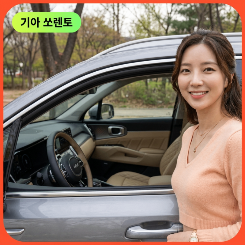 "복합연비 15.7km/L!" 2026 신형 기아 소렌토 풀체인지 가격표 실구매가 세금 제원표 연비표 분석