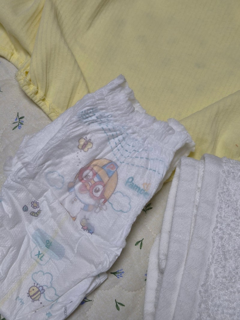팸퍼스 여름 기저귀 엔젤 에어차차 썸머팬티 사이즈 후기