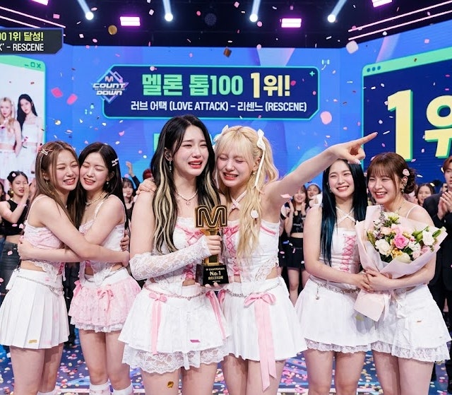 중소돌 기적 '무섭노' 논란에...걸그룹 리센느 '러브어택' 멜론 1위 역주행