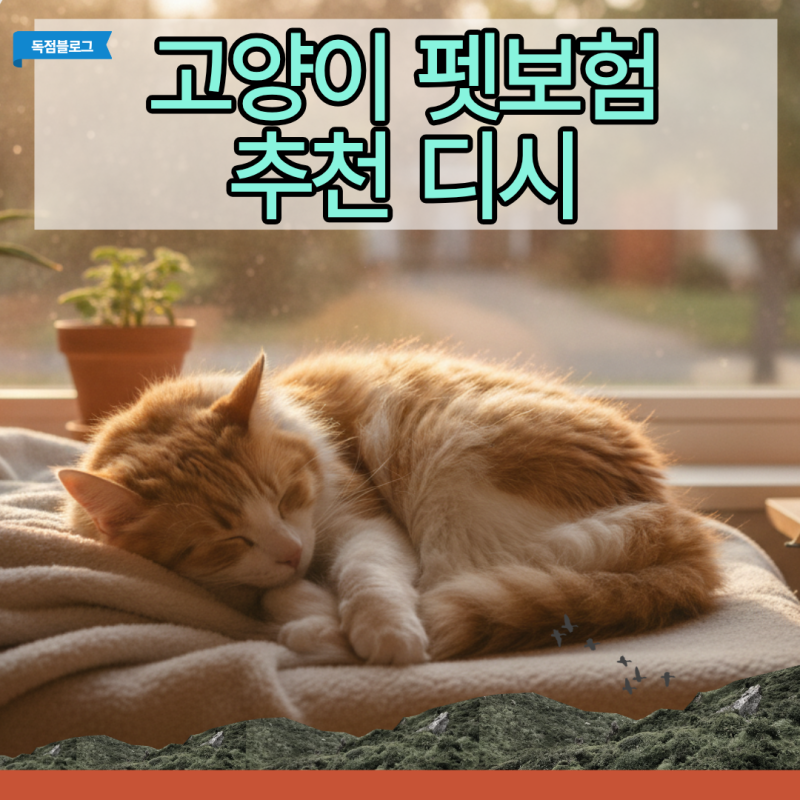 고양이 펫보험 추천 디시 여론 검증, 낚시성 특약 거르고 특발성 방광염 80% 환급받은 디테일