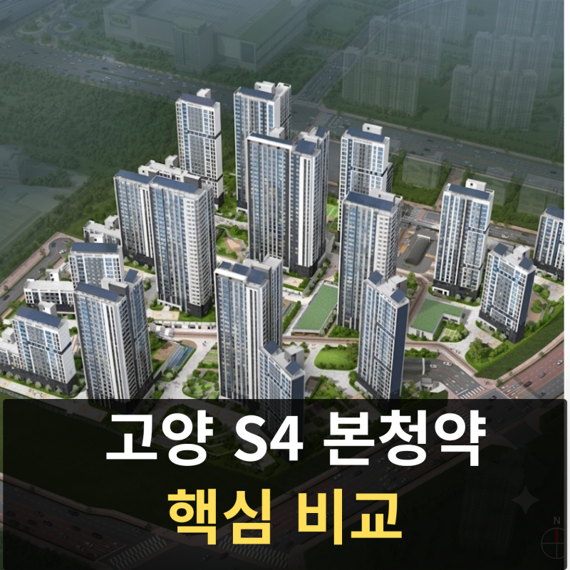 고양창릉 S-4블록 공공분양 입주자모집공고 총정리! 분양가·청약자격·특별공급 물량·안전....