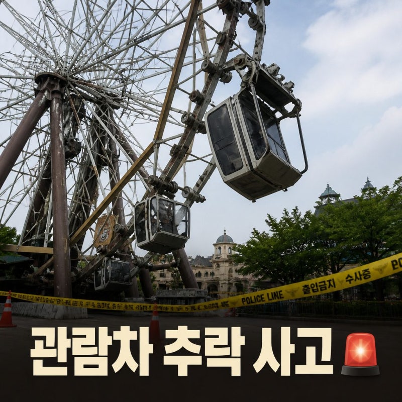경주월드 관람차 추락 사고와 탑승객 5명 부상 정리