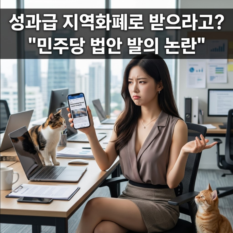 <b>성과급 지역화폐</b>로 받으라고? "민주당 법안 발의 논란" 이유 정리