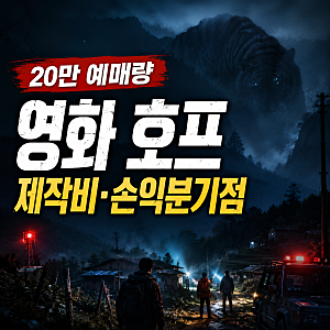 영화 호프 제작비 손익분기점 예매율, 나홍진 신작이 극장가를 흔드는 이유